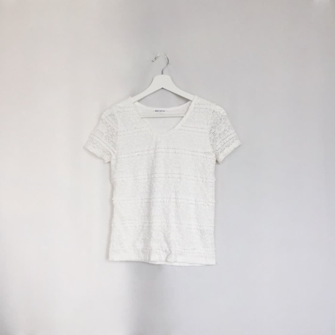 686. pure white lace T 상품이미지1