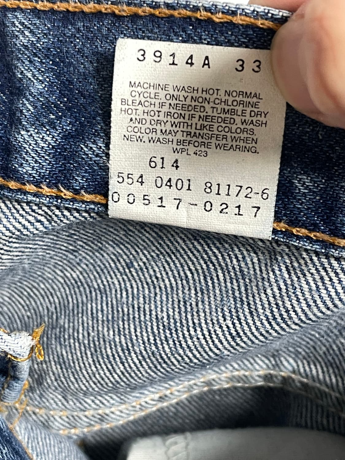 90s 리바이스 517 36(약 34) 블랭크탭 상품이미지5