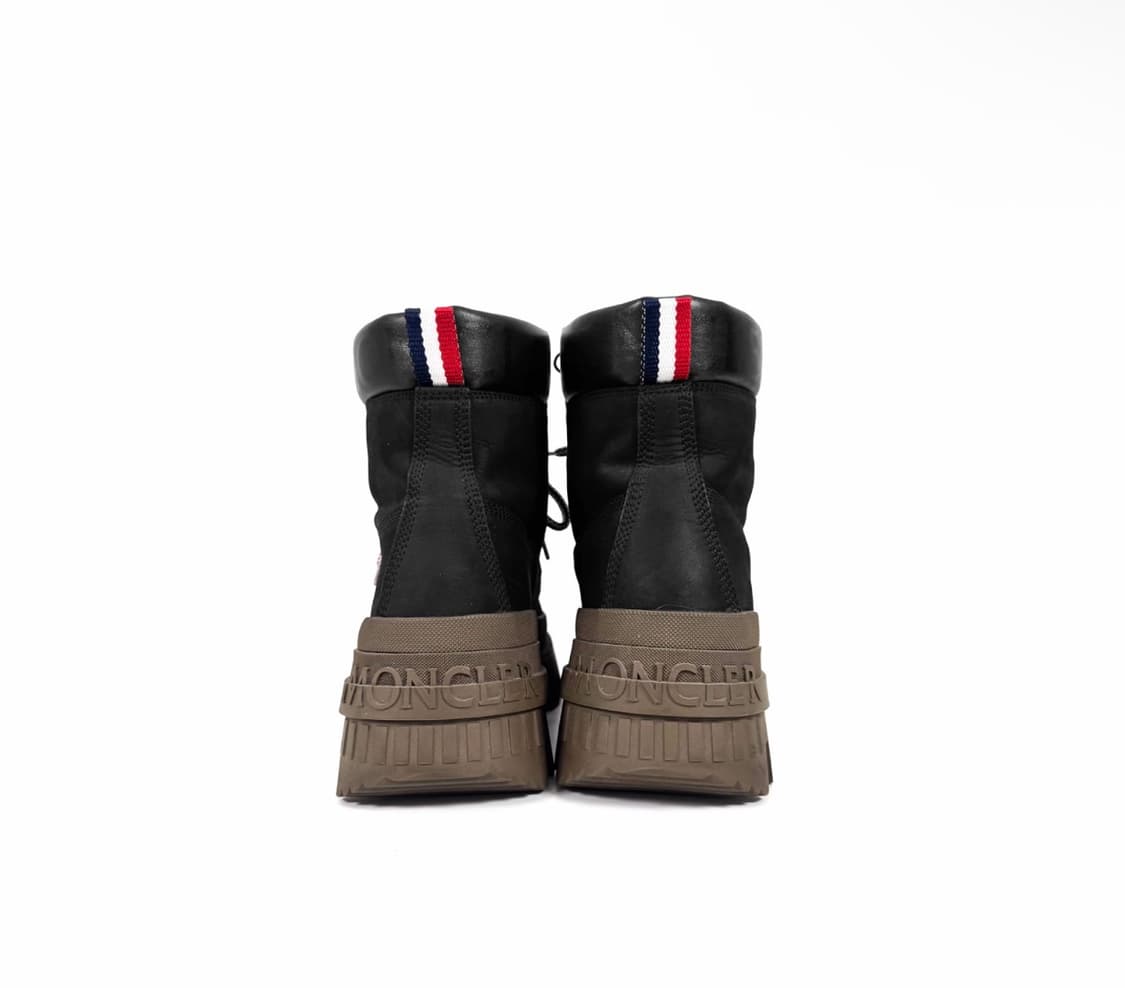 [43.5] 몽클레어 남성 레이스업 미들 몬 코프 앵클 부츠 블랙 상품이미지4