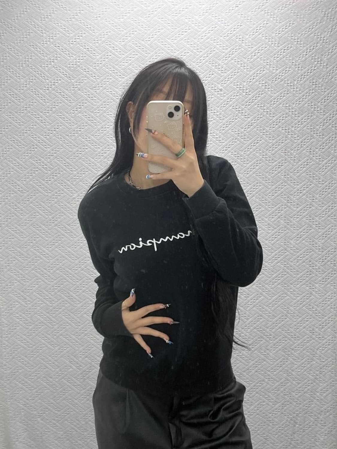 챔피온 리버스위브 빈티지 스펠로고 맨투맨 M C07706 상품이미지2