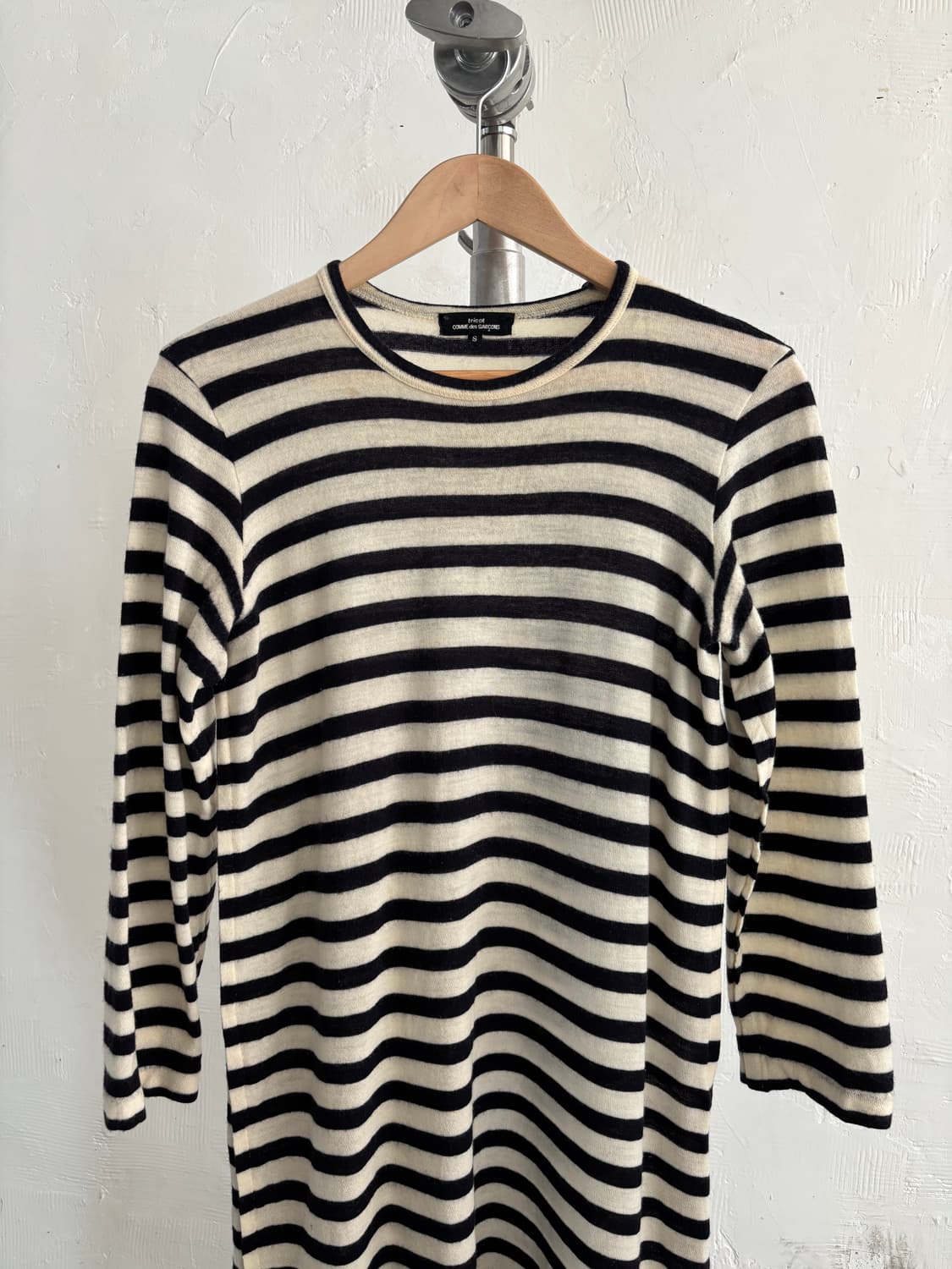 CDG tricot 꼼데가르송 트리콧 단가라 울 원피스  상품이미지4
