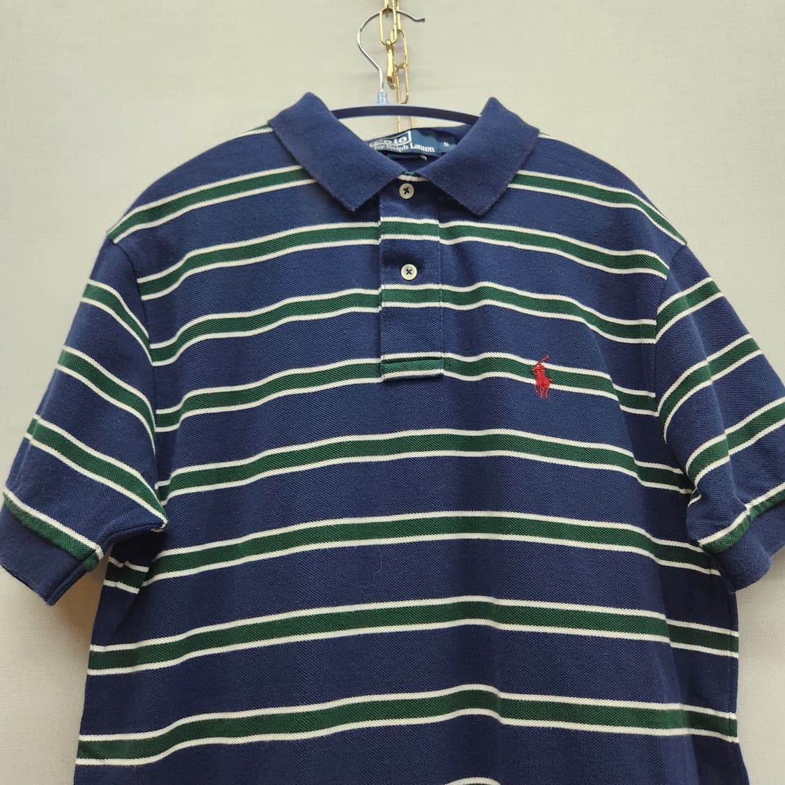 폴로랄프로렌 스트라이프 로고 PK반팔 S(M)남여공용 상품이미지2