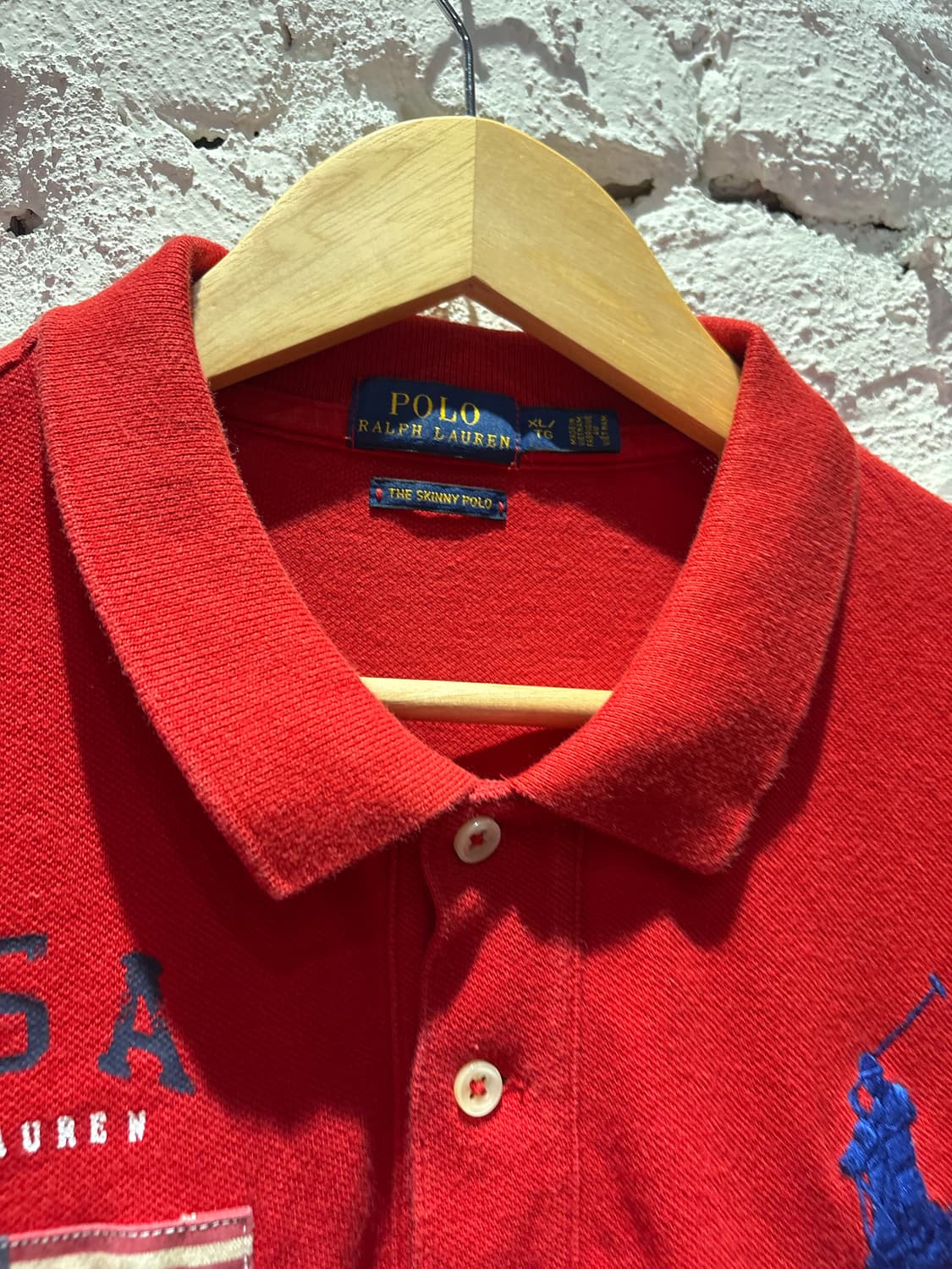 폴로 치프키프 빅포니 USA 성조기 커스텀 카라반팔 상품이미지4