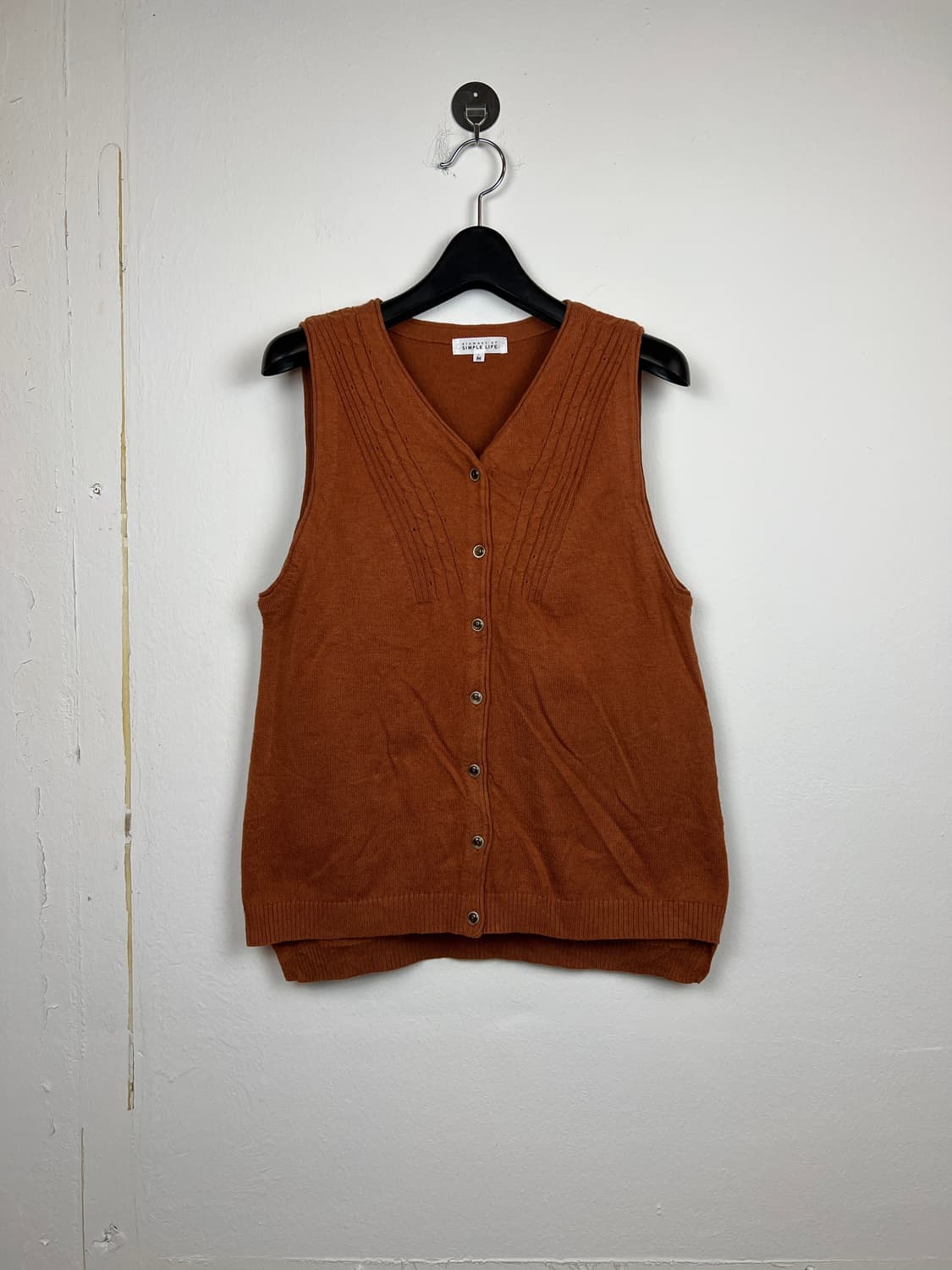 element of SIMPLE LIFE 브이넥 니트 조끼 M 상품이미지1