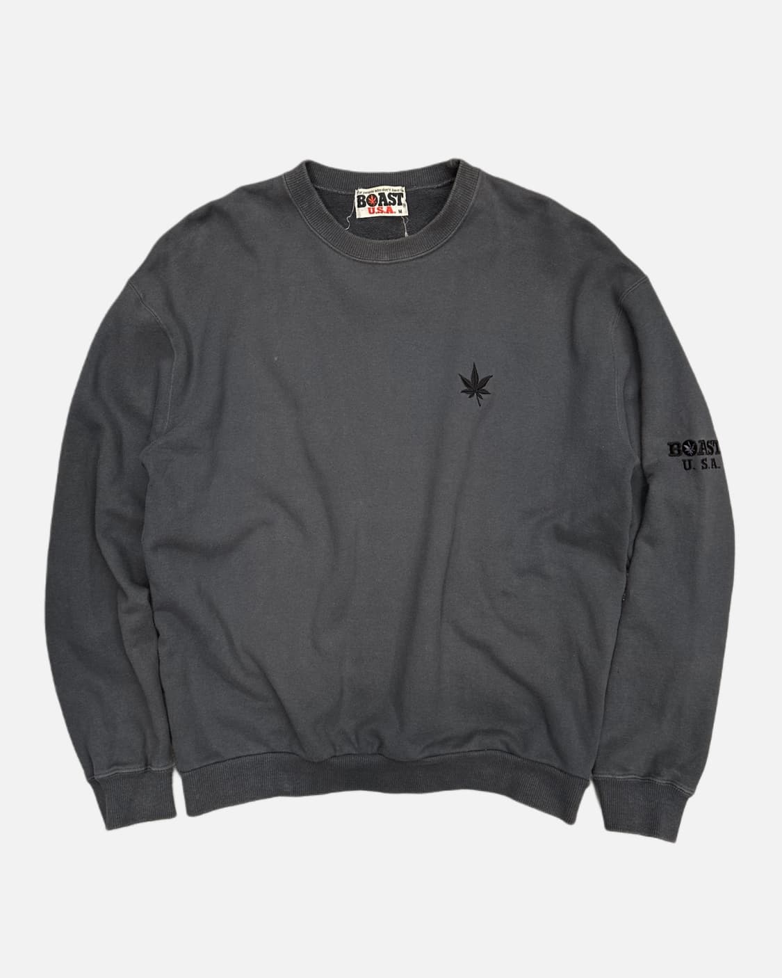 90's arijuana embroidery logo sweatshirt 상품이미지1