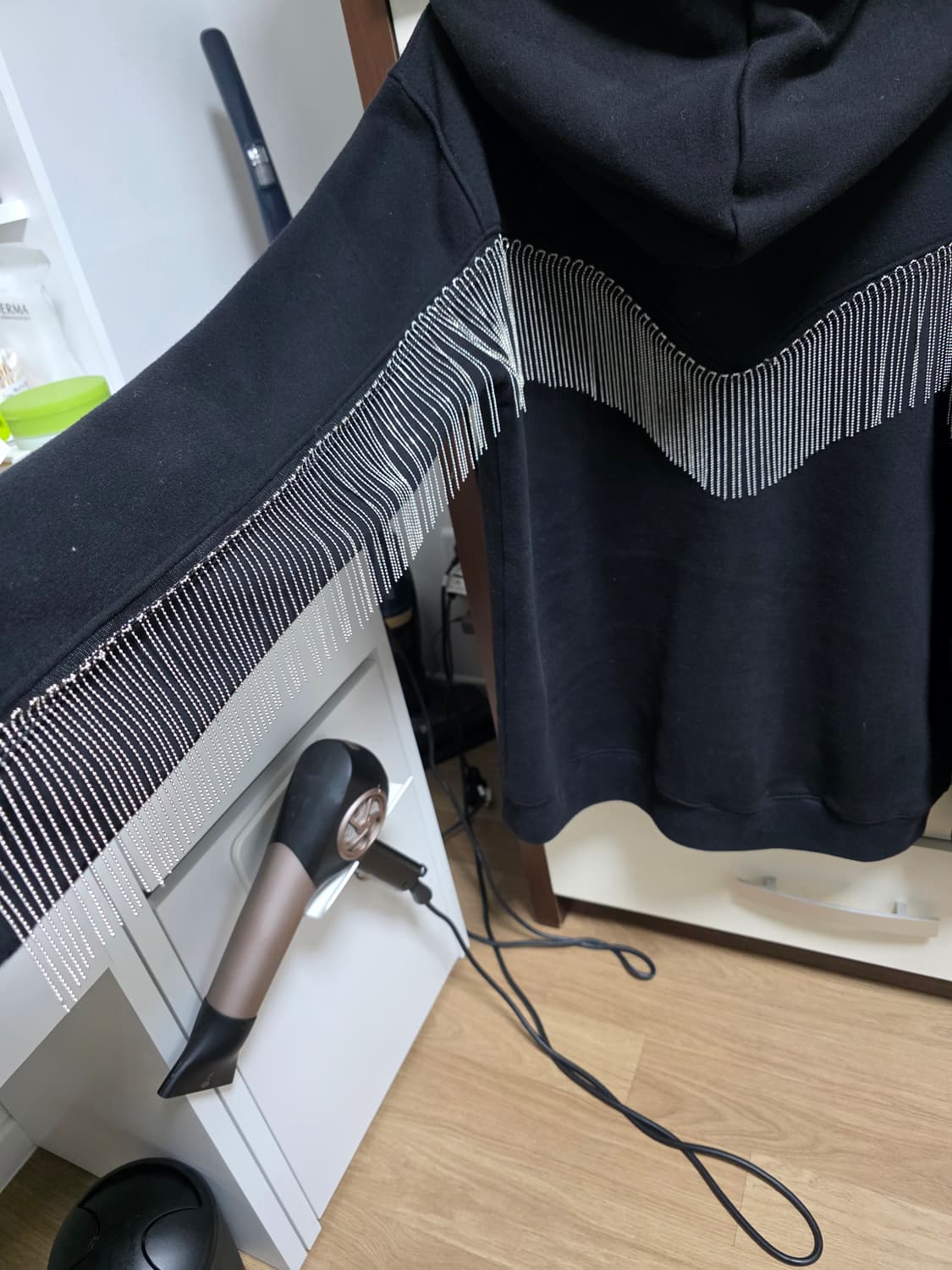 올세인츠 블랙 후드티 후디 S 상품이미지5