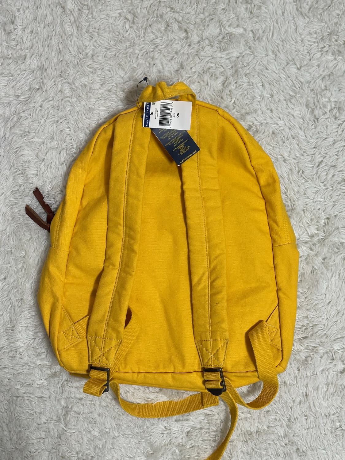 폴로 랄프로렌 옐로우 백팩 새상품 상품이미지2