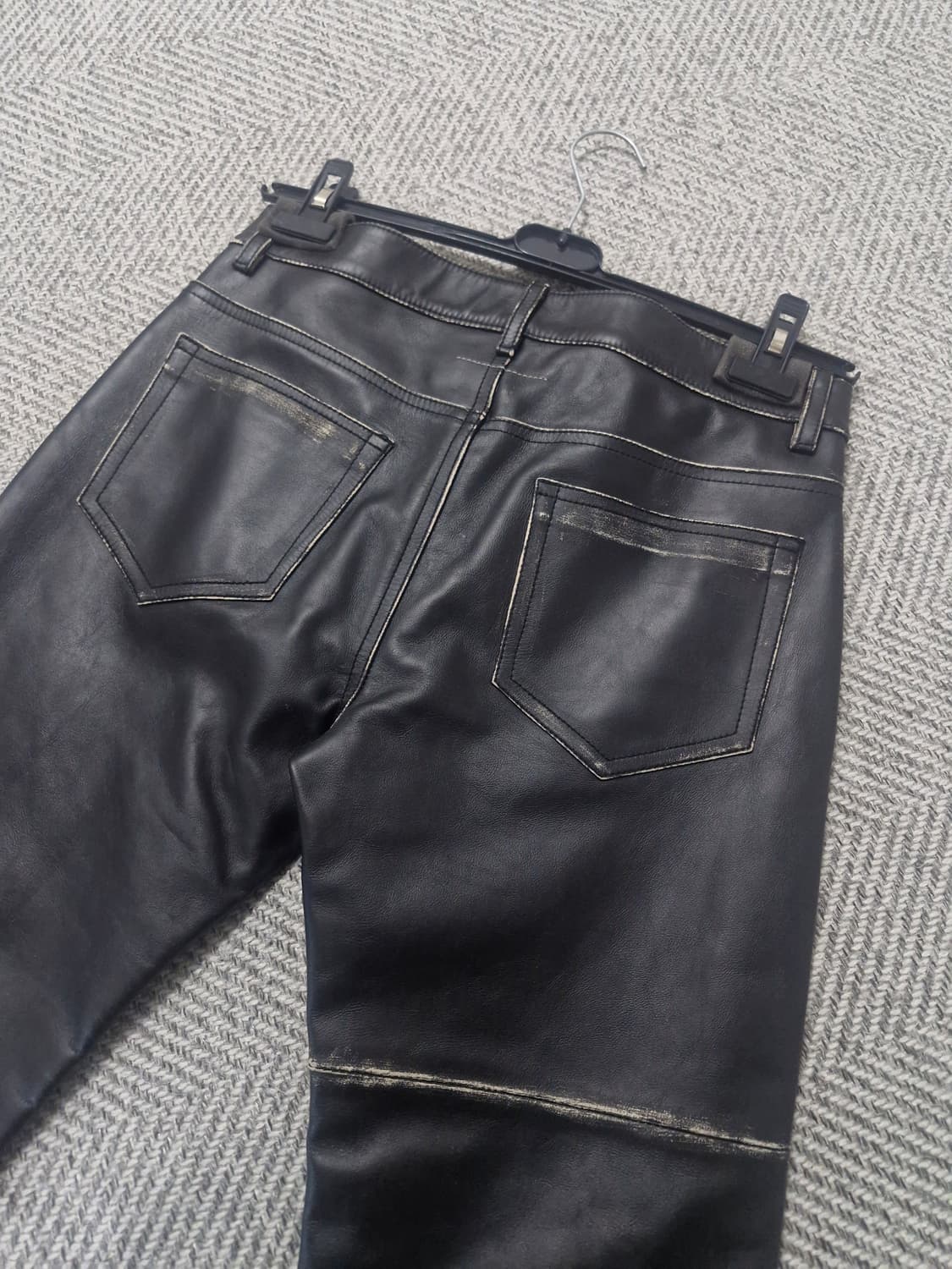 (미시착새상품) 마르지엘라 MM6 레더 슬림핏 팬츠 29 상품이미지3