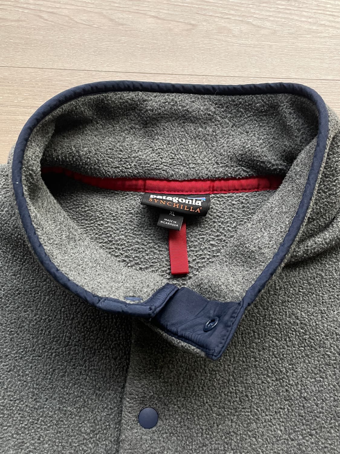 파타고니아 신칠라 니켈 네이비 그레이 플리스 patagonia 상품이미지3