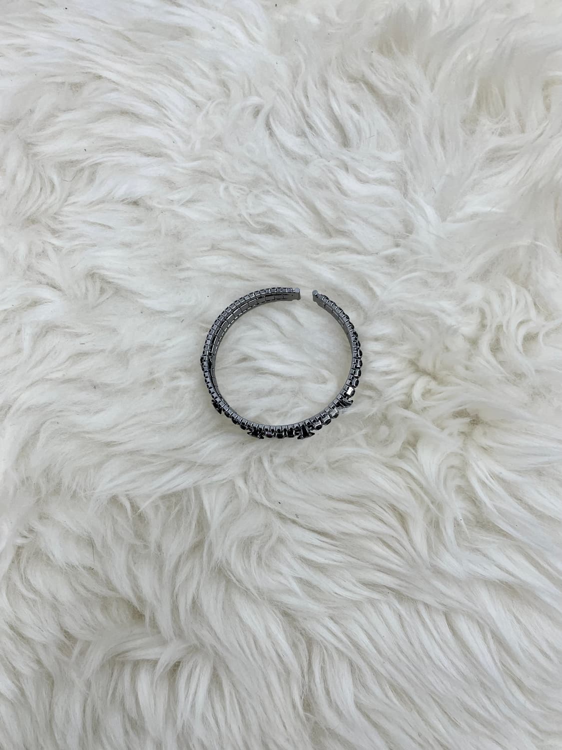 블랙 시크 큐빅 팔찌 상품이미지3