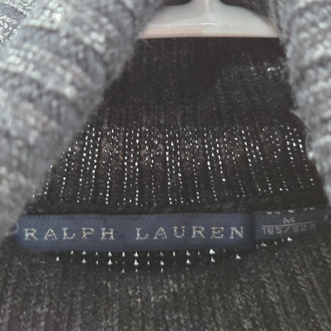 폴로랄프로렌 우먼 캐시미어 블랜드 아세테이트 터틀넥 니트 원피스 M 상품이미지2