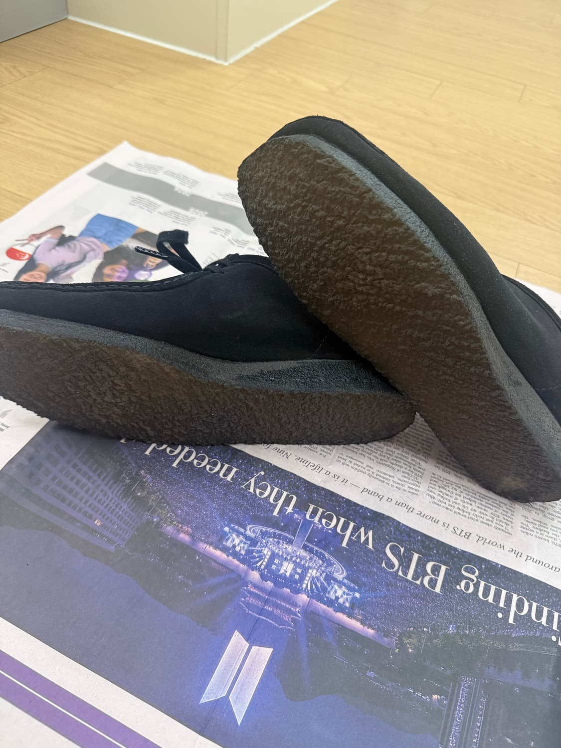 클락스 왈라비 M 블랙 상품이미지3