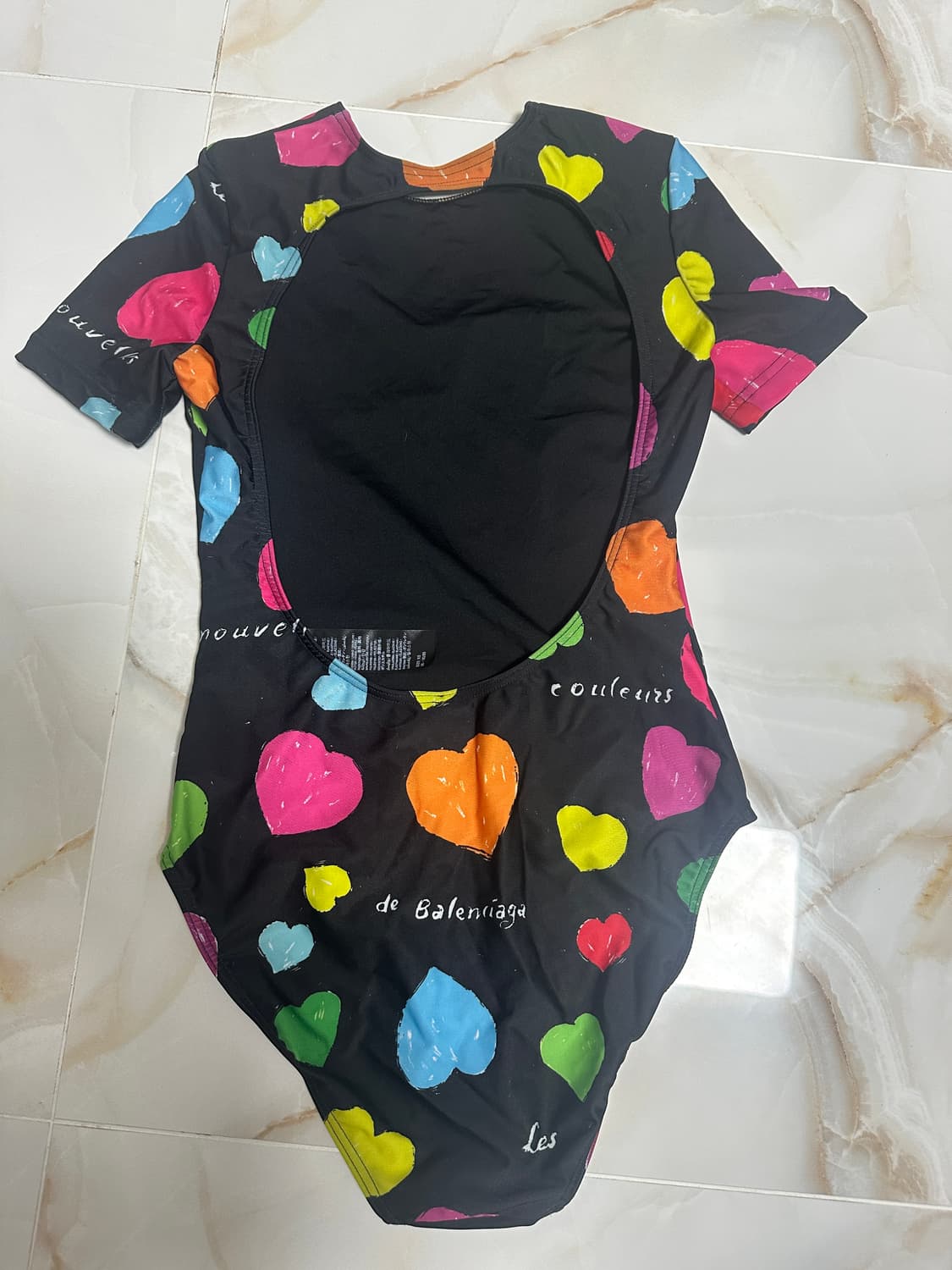 발렌시아가 반팔 원피스 수영복 xs (새제품) 상품이미지2