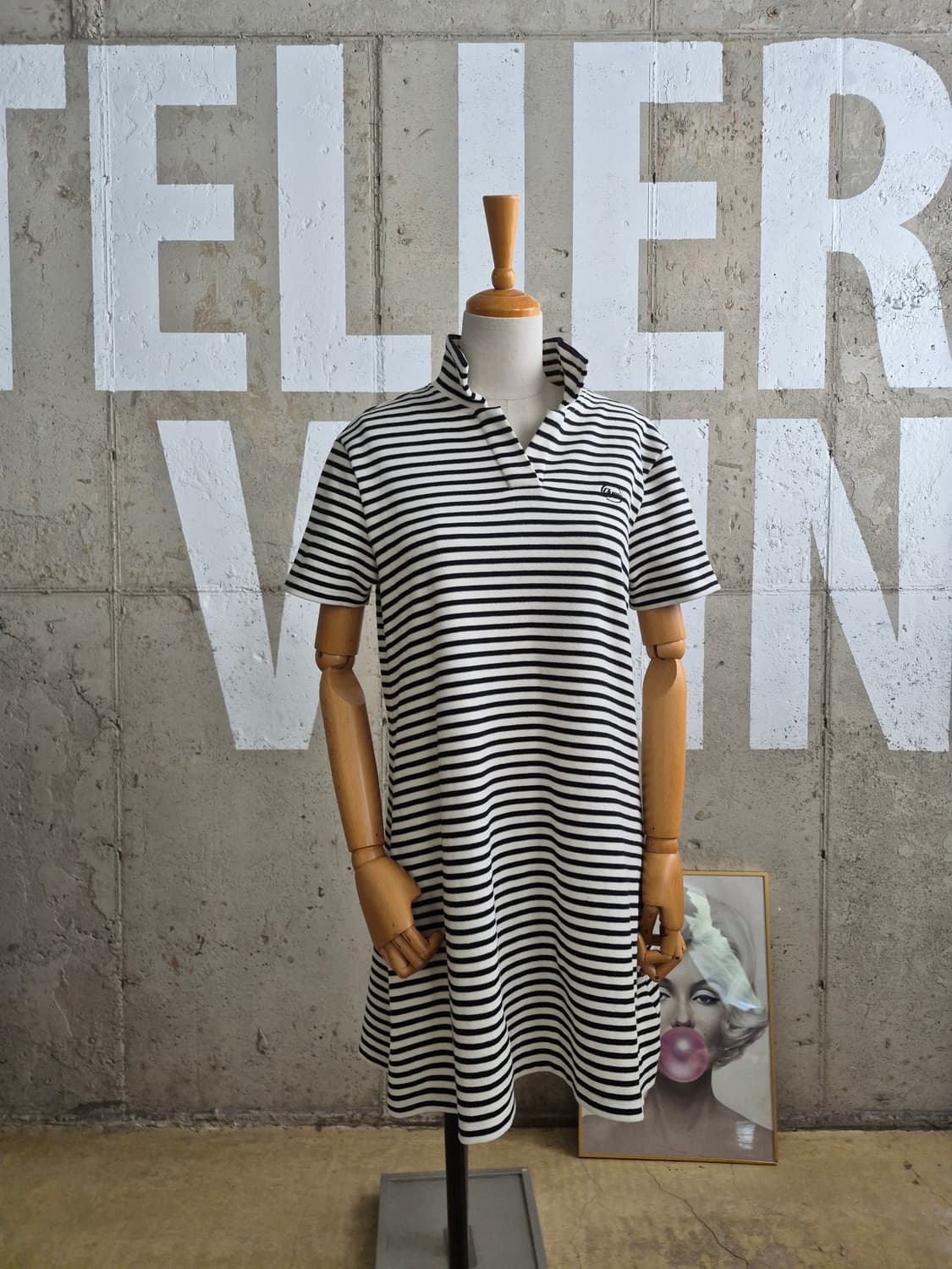 (2024)게스 스트라이프 반팔원피스(TS2 상품이미지2