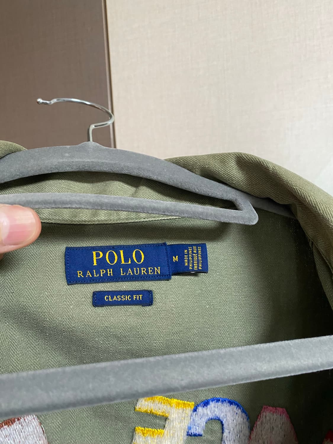 폴로 랄프로렌 피스러브 밀리터리 셔츠 자켓 M사이즈 상품이미지3