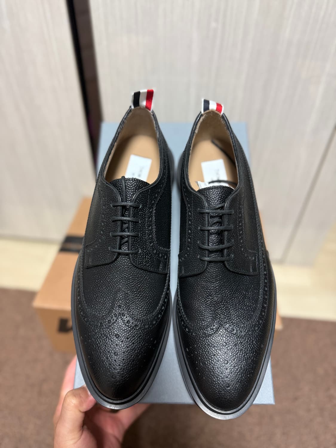 톰브라운 브로그 로퍼 mfd002h00198 (새상품, US9) 상품이미지1