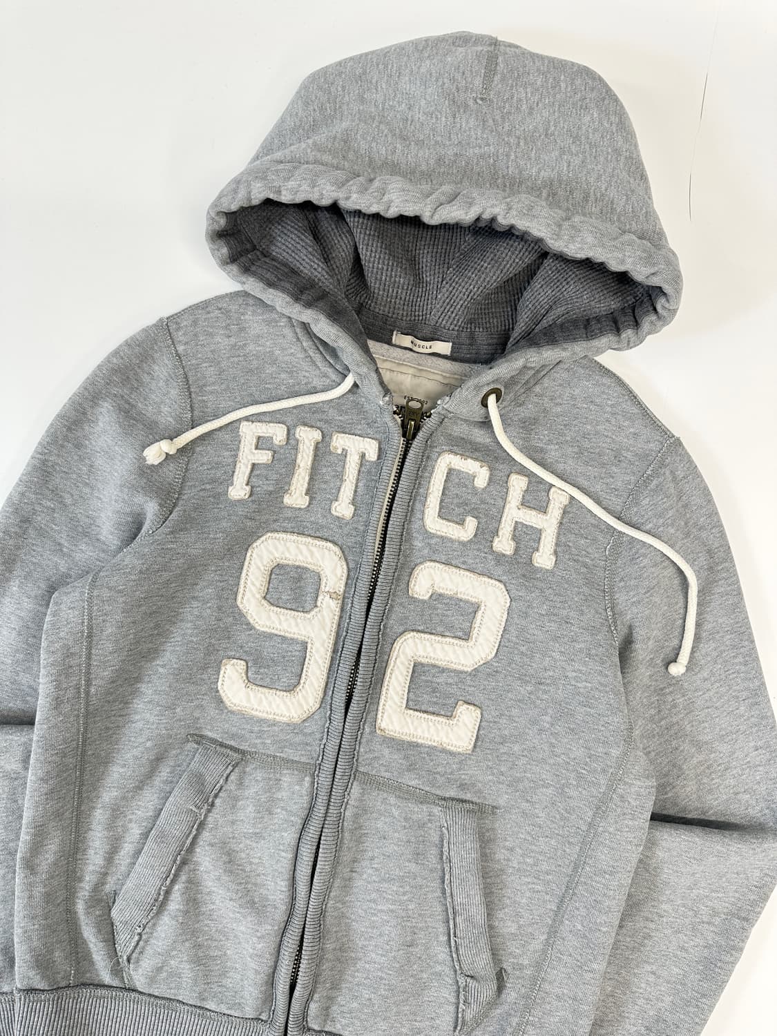 아베크롬비 스펠 후드집업 라이트그레이  상품이미지2