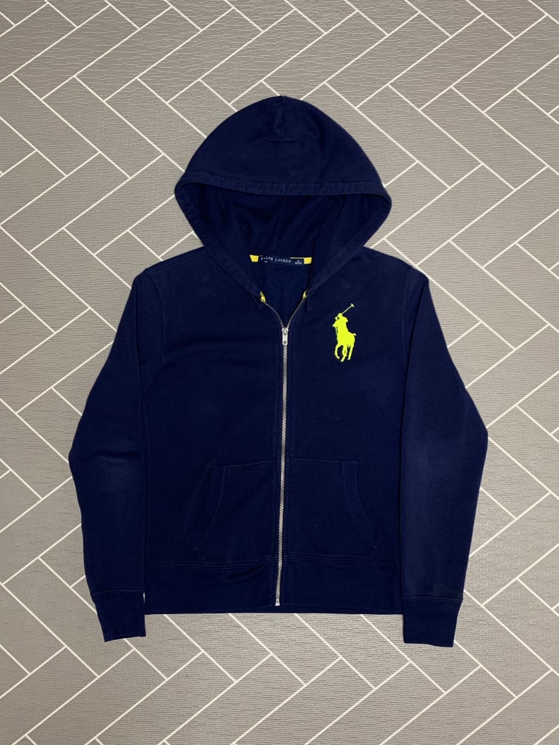 폴로 빅포니 후드집업 네이비 상품이미지1