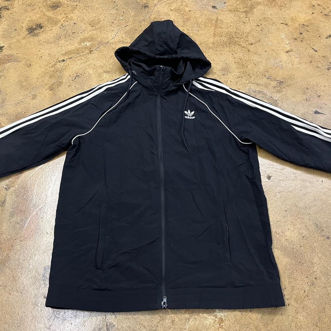 [정품/2XL] 아디다스 파이어버드 바람막이 후드 자켓 b19 상품이미지3