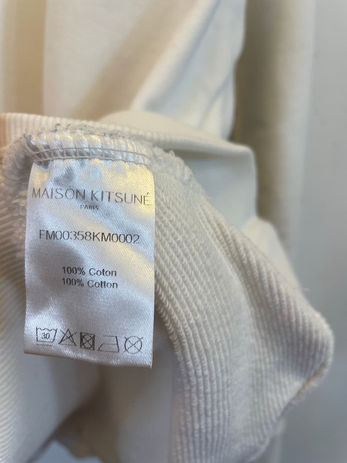 메종키츠네 더블폭스헤드 맨투맨 L (남녀공용가능) 스웨트셔츠 상품이미지5