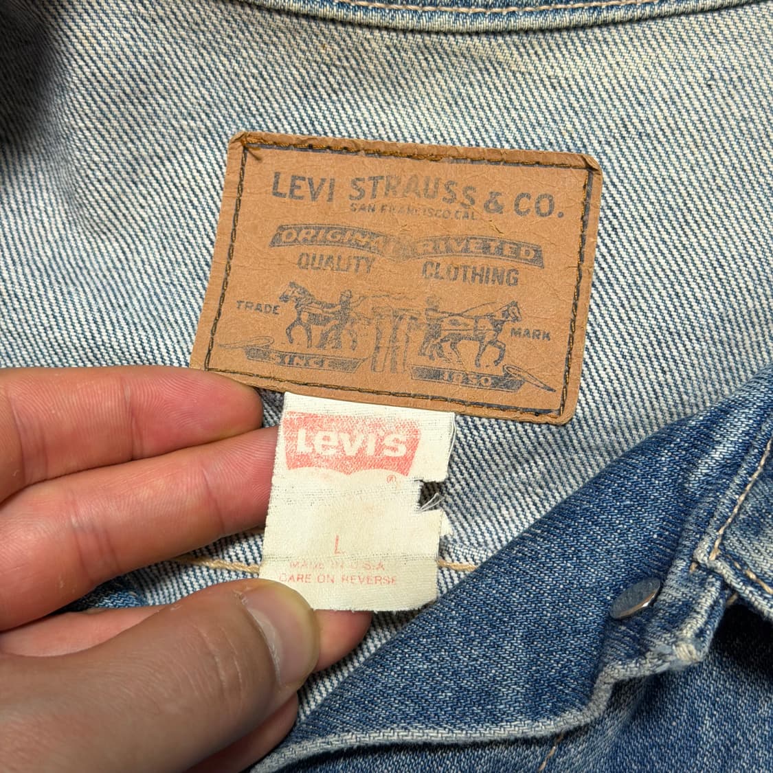 USA 리바이스 90s 77930-7206 데님자켓 상품이미지3