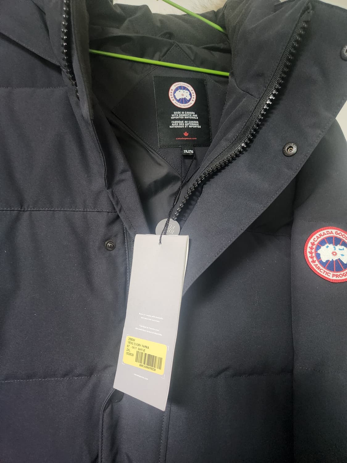 캐나다구스 에모리 파카 네이비 새제품 XXL 사이즈 CANADAGOOSE 상품이미지5