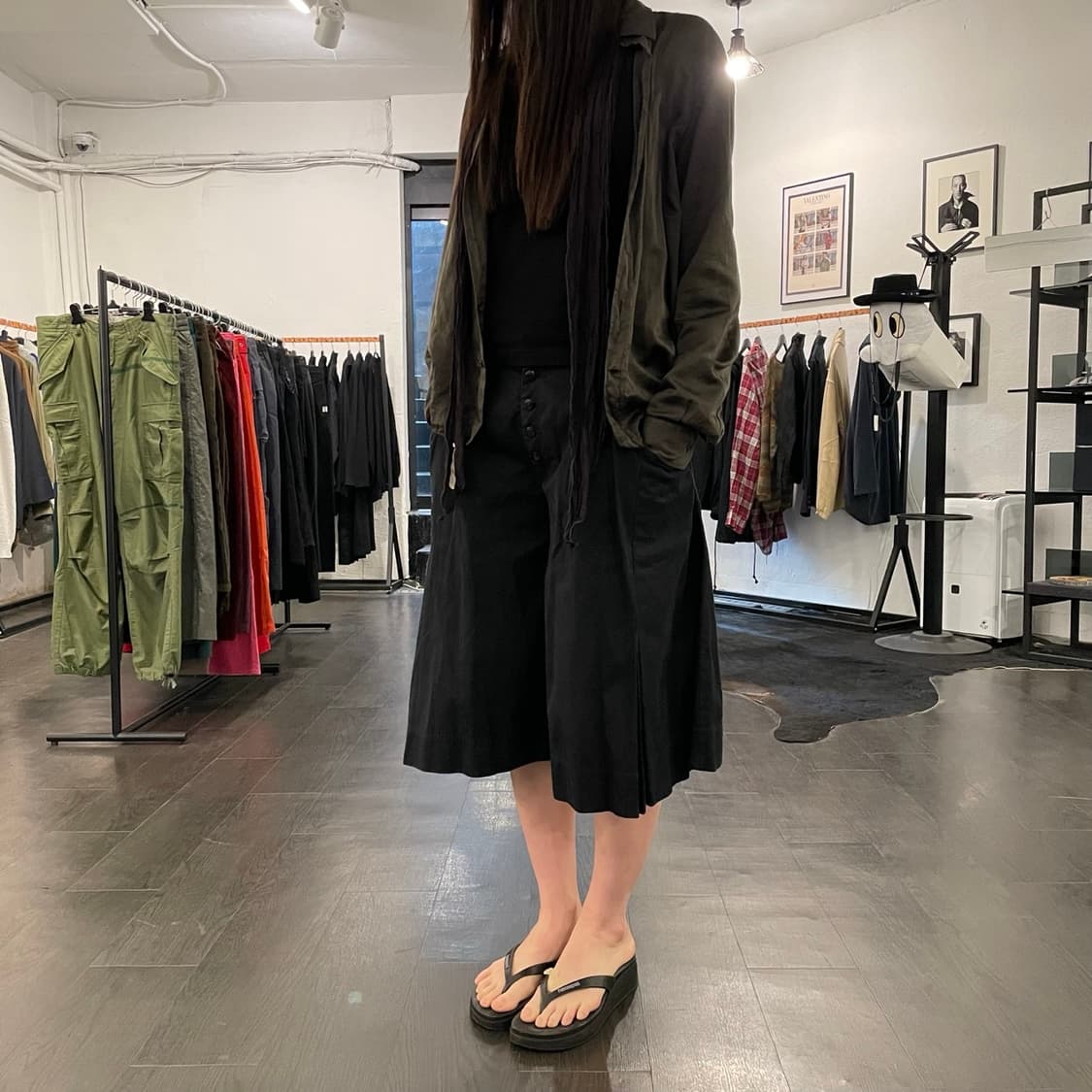 캐피탈 플리츠 하카마 팬츠 상품이미지4