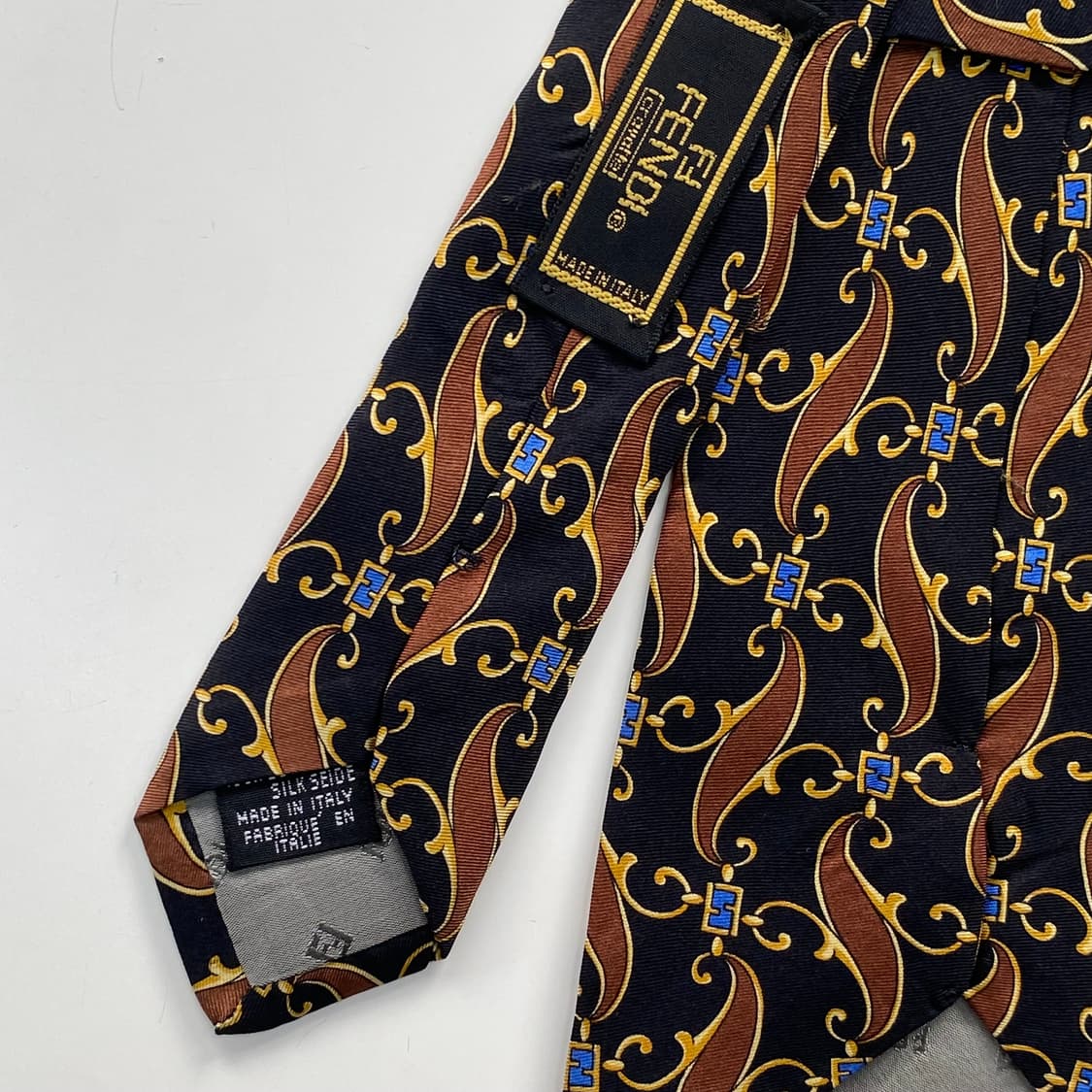 펜디 (FENDI) FF모노그램 정품 명품 넥타이 상품이미지4