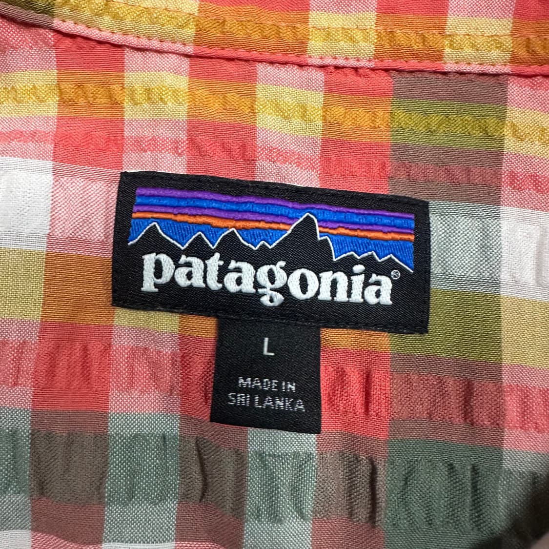 ✨ (바배) 파타고니아 체크 반팔 셔츠  상품이미지4