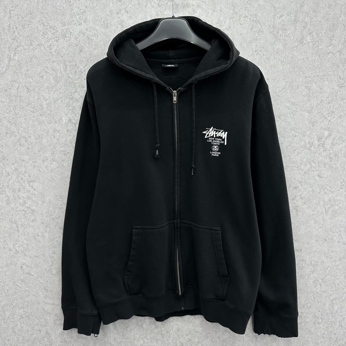 105 스투시 월드투어 남자 후드집업 상품이미지1