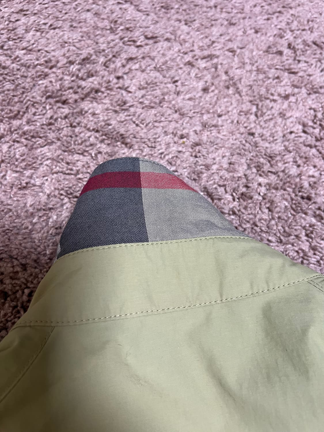 barbour 바버 드레스 타탄 나일론 코팅 자켓 상품이미지8