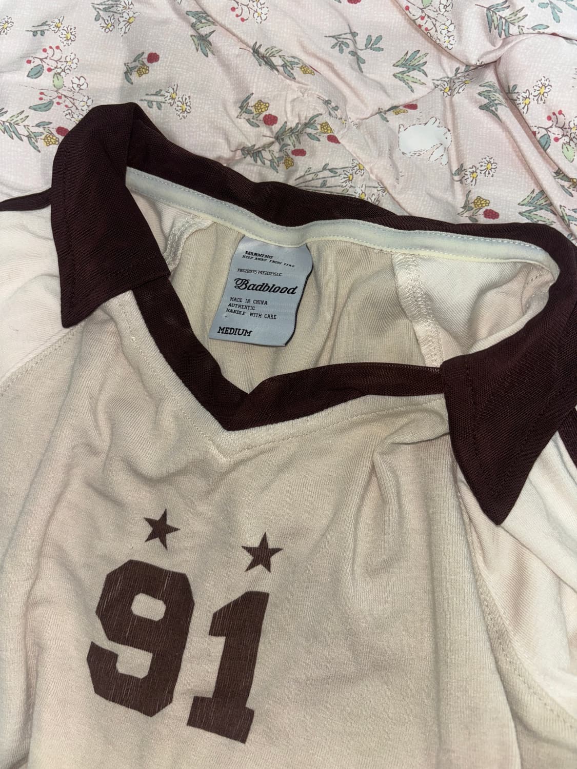 배드블러드 나쟈 져지 탑 샌드 M 상품이미지7