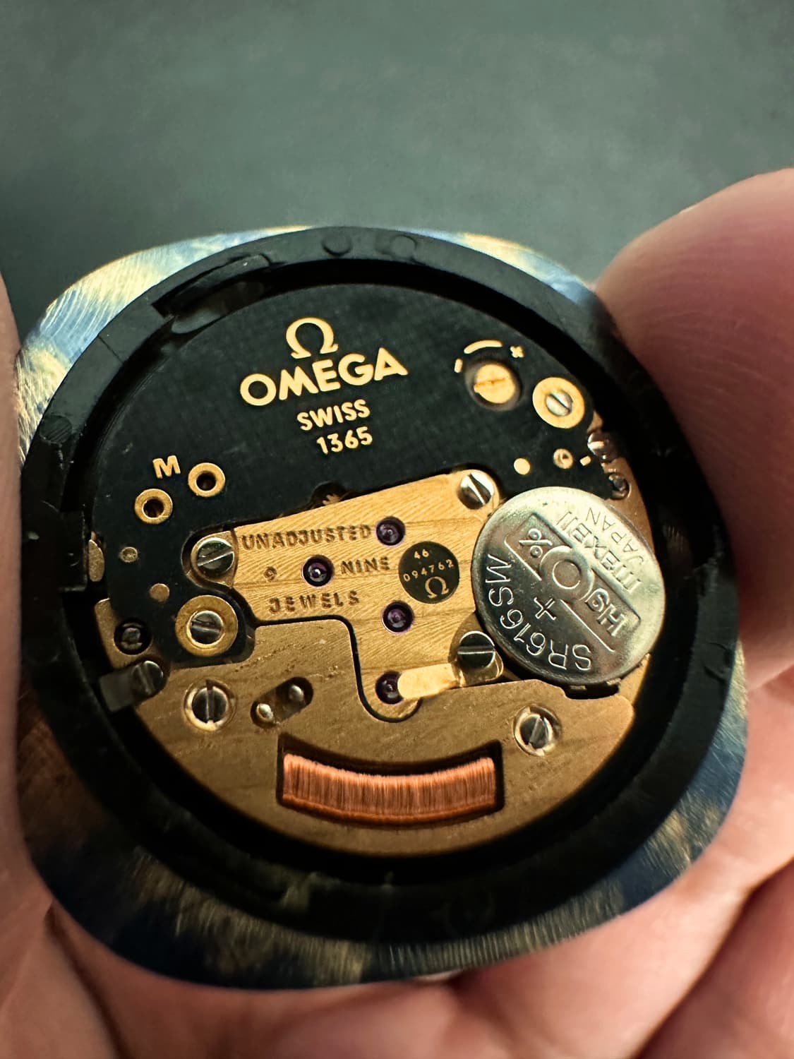 오메가 드빌 엘립스 블루 금장 민트급 빈티지 시계 상품이미지9