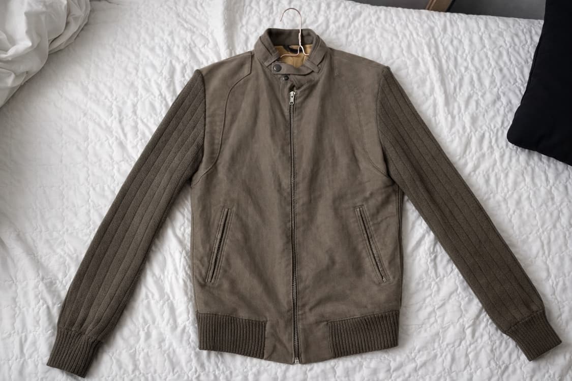 르메르 스웨이드 니트 자켓 상품이미지1