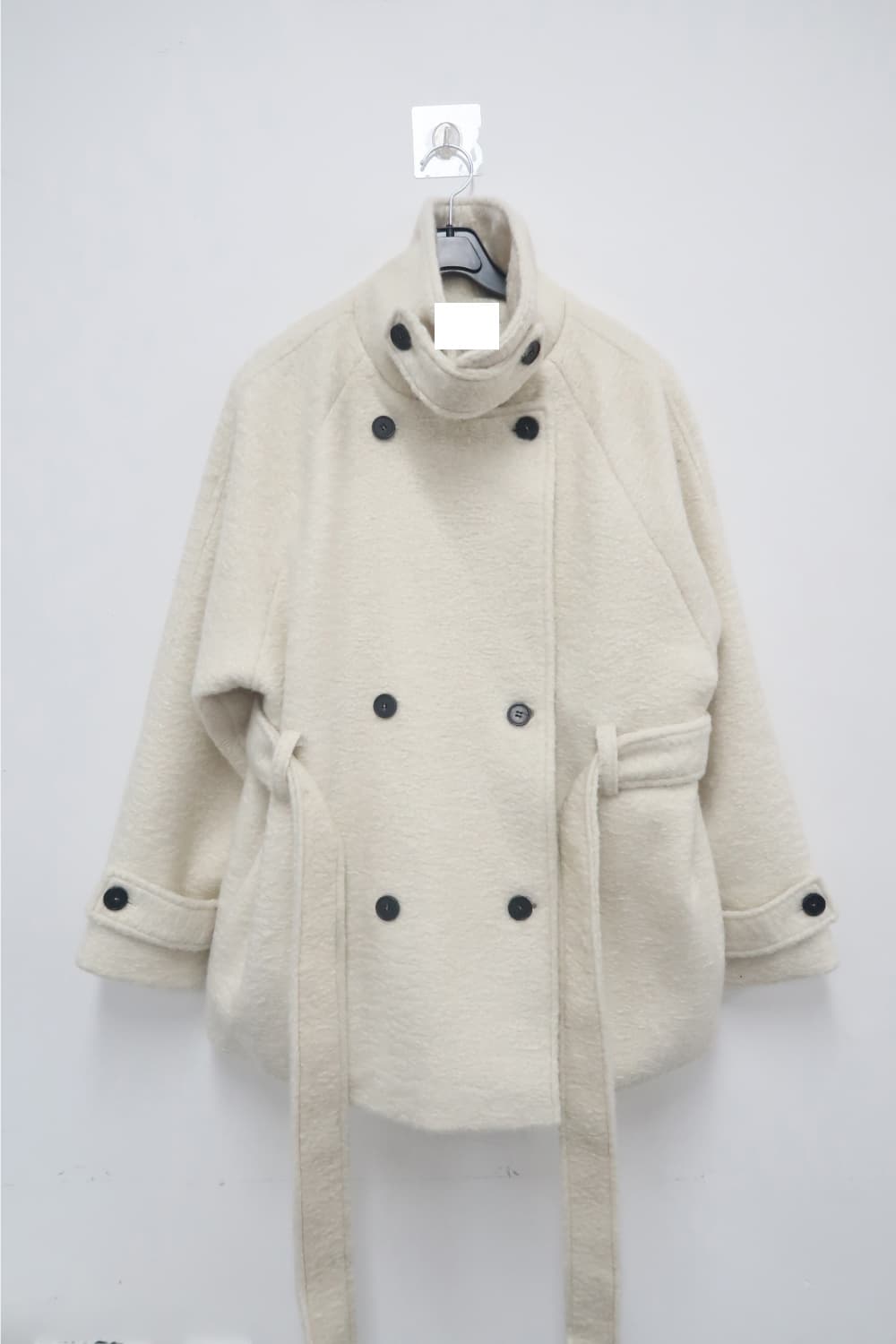 아워캐비넷 누보 하이넥 코트 상품이미지5