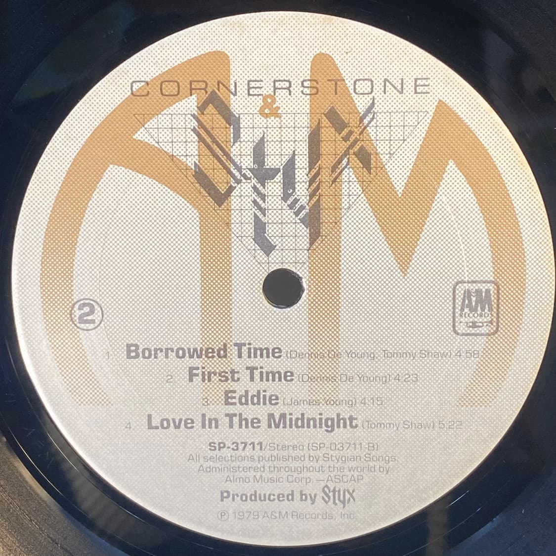 (중고LP-팝록) Styx -Cornerstone 상품이미지5