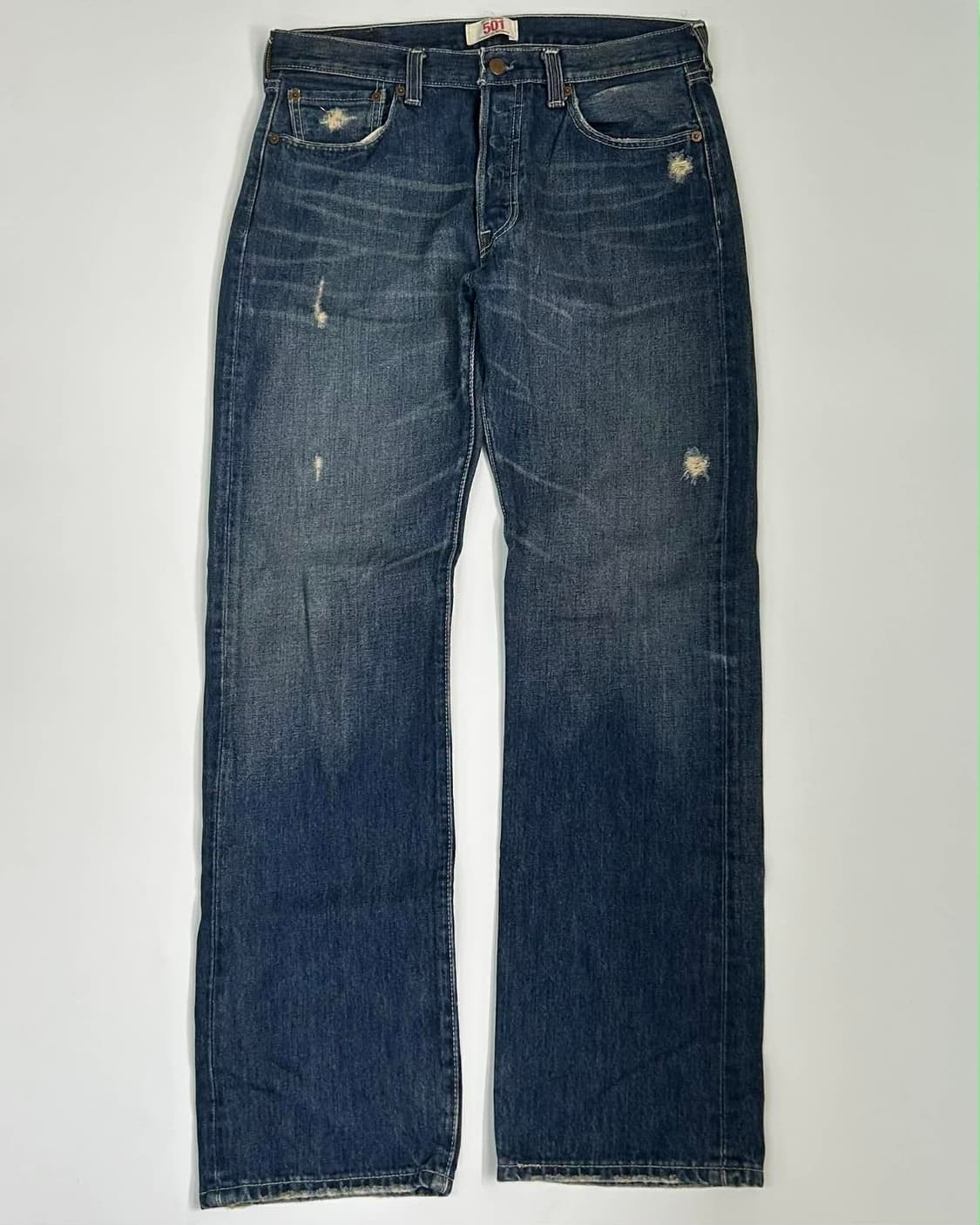[33/32] 리바이스 501 스트레이트 핏 데님 팬츠 상품이미지1