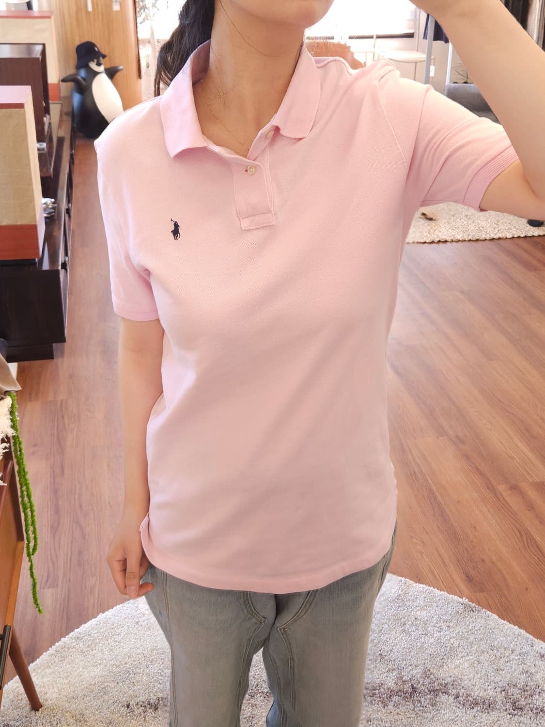 폴로 랄프로렌 핑크 카라 티셔츠 상품이미지4