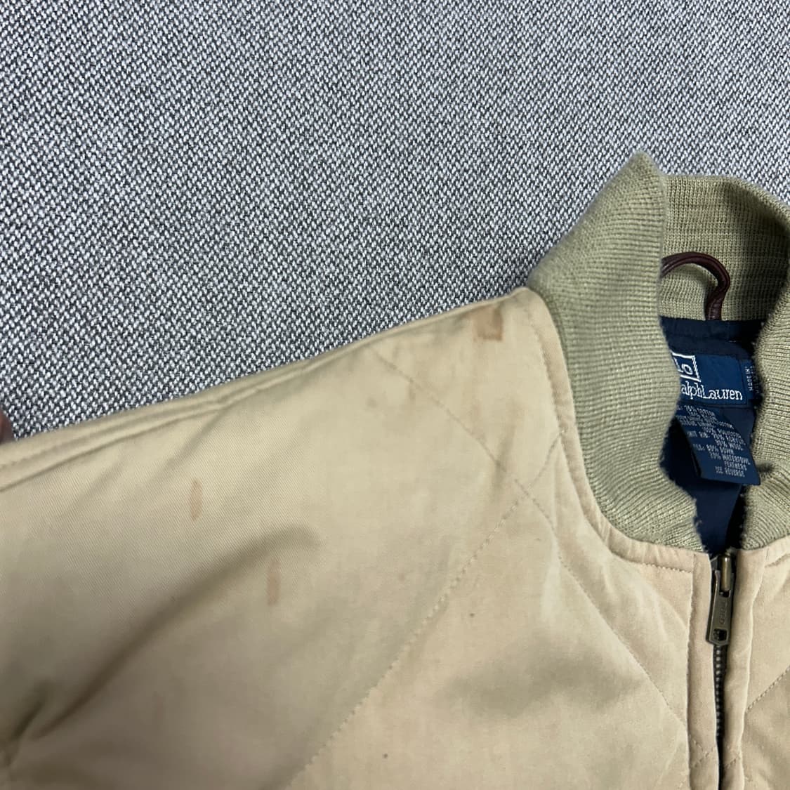 폴로 빈티지 다이아몬드 푸퍼 패딩(M) 상품이미지3