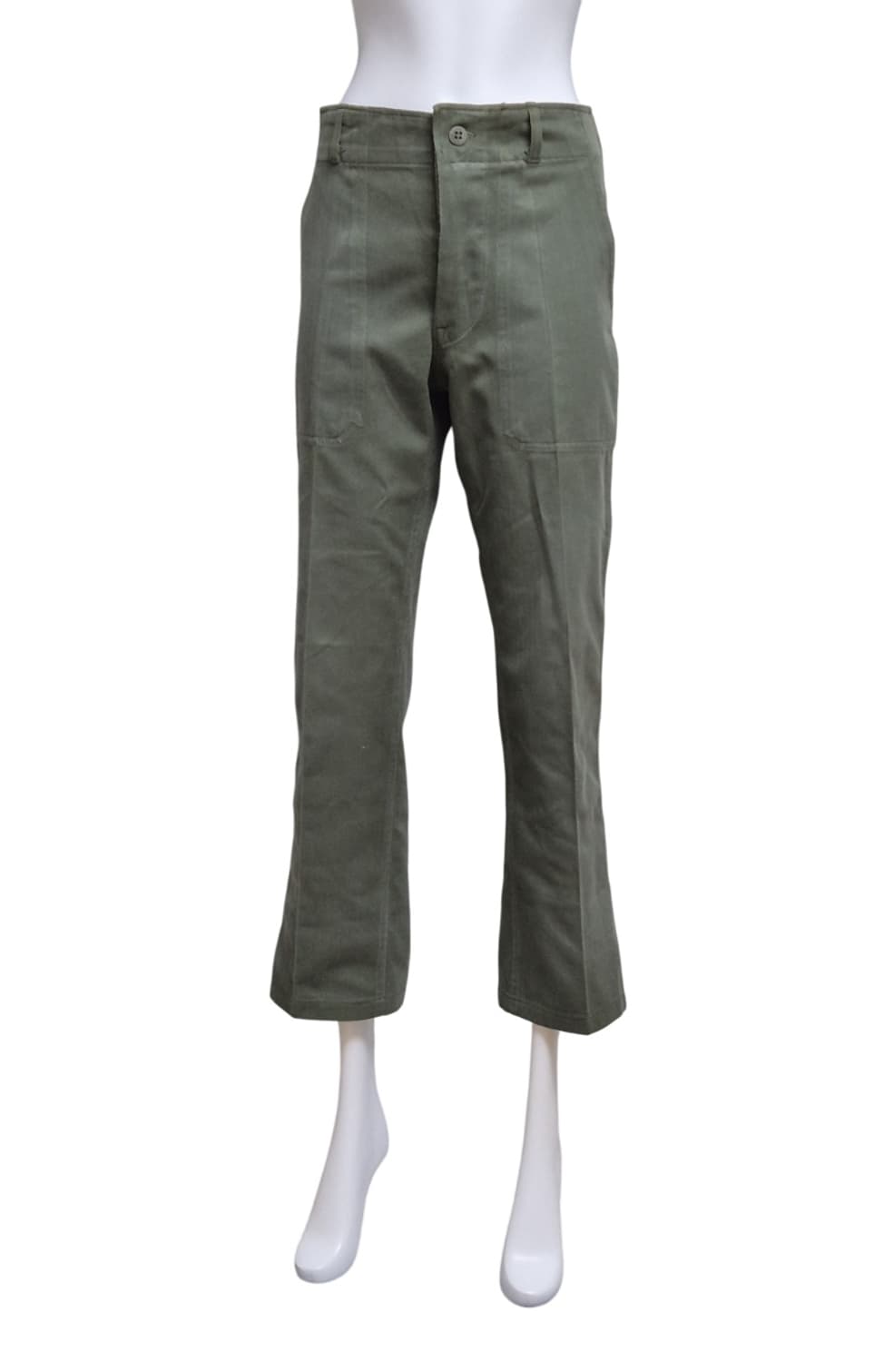 국군 구형 80s 민무늬 전투복 바지 팬츠 하의 (XS) 상품이미지1