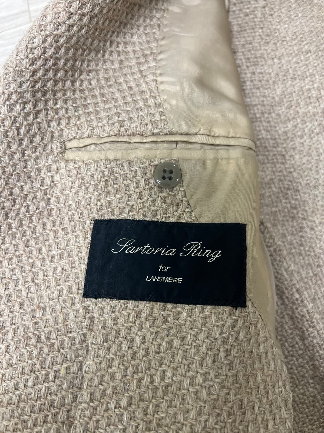 링자켓 / 란스미어 별주 울 바스킷 조직 자켓 / 46 상품이미지5