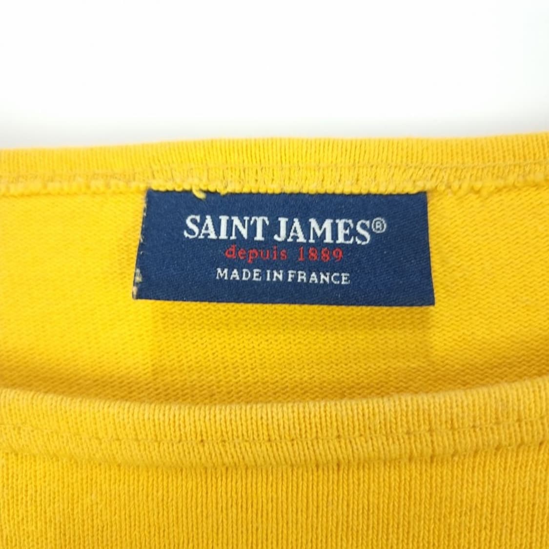 [세인트제임스] 엘보우 패치 보트넥 루즈핏 롱슬리브 긴팔티 M20043 상품이미지8