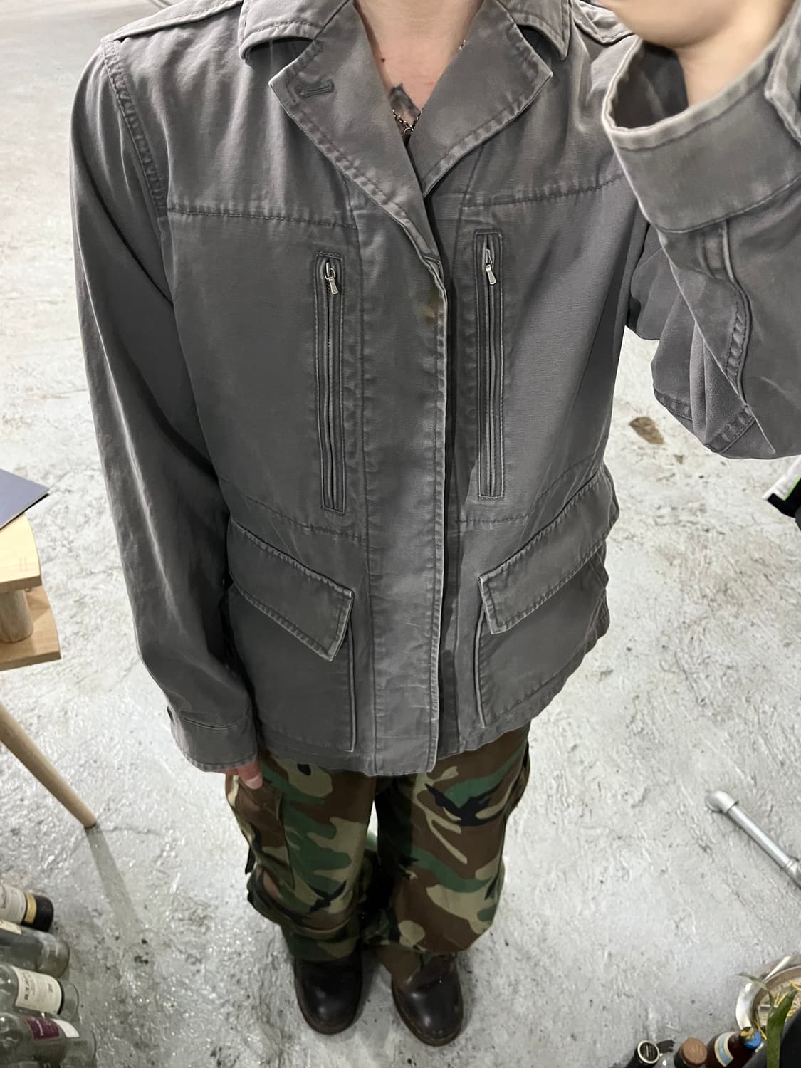 vtg faded f2 field jacket 상품이미지3
