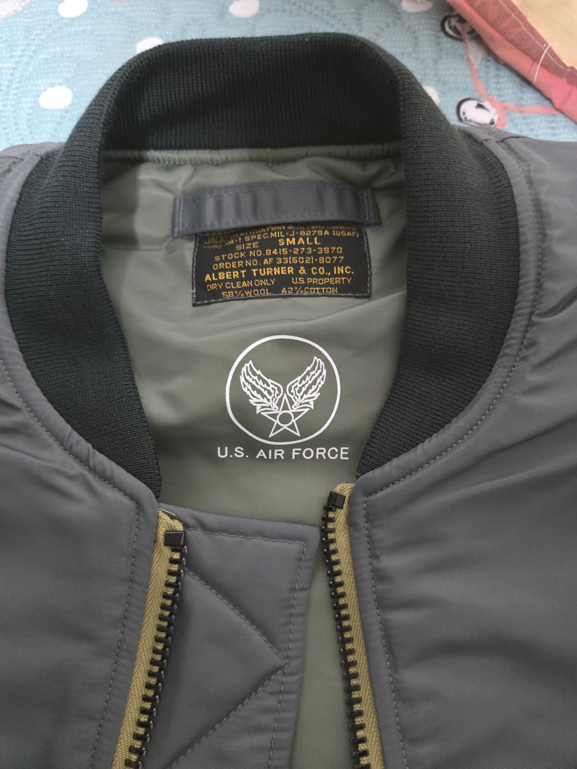 Toys McCoy MA-1 토이즈맥코이 스타일 항공 점퍼 S 새상품 상품이미지2