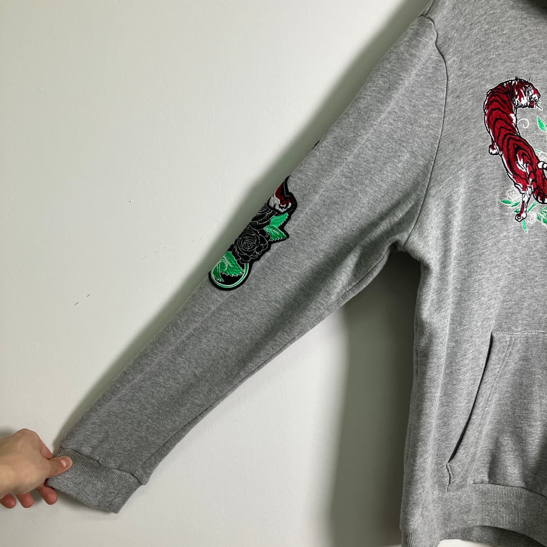 19FW Evisu 에비수 호랑이 스카쟌 후드티 100 상품이미지7