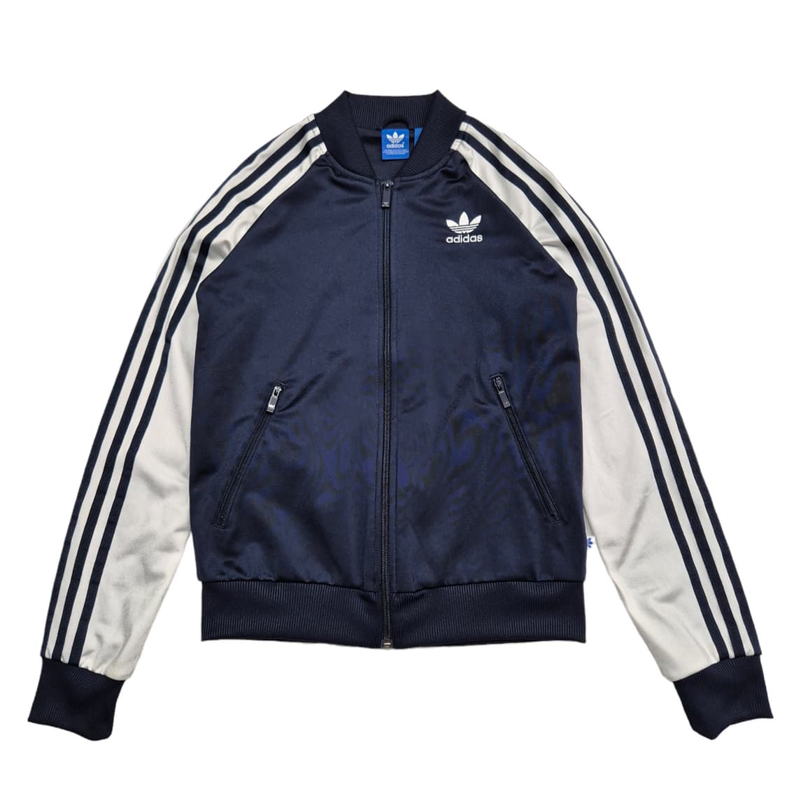 85)아디다스 슈퍼걸 백로고 트랙탑 져지 네이비/화이트 상품이미지1