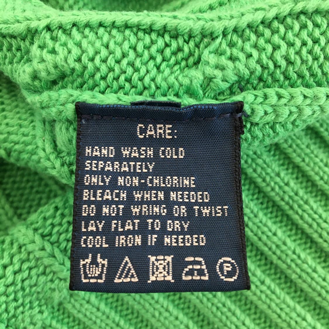 폴로 랄프로렌 그린 케이블니트 M 상품이미지6