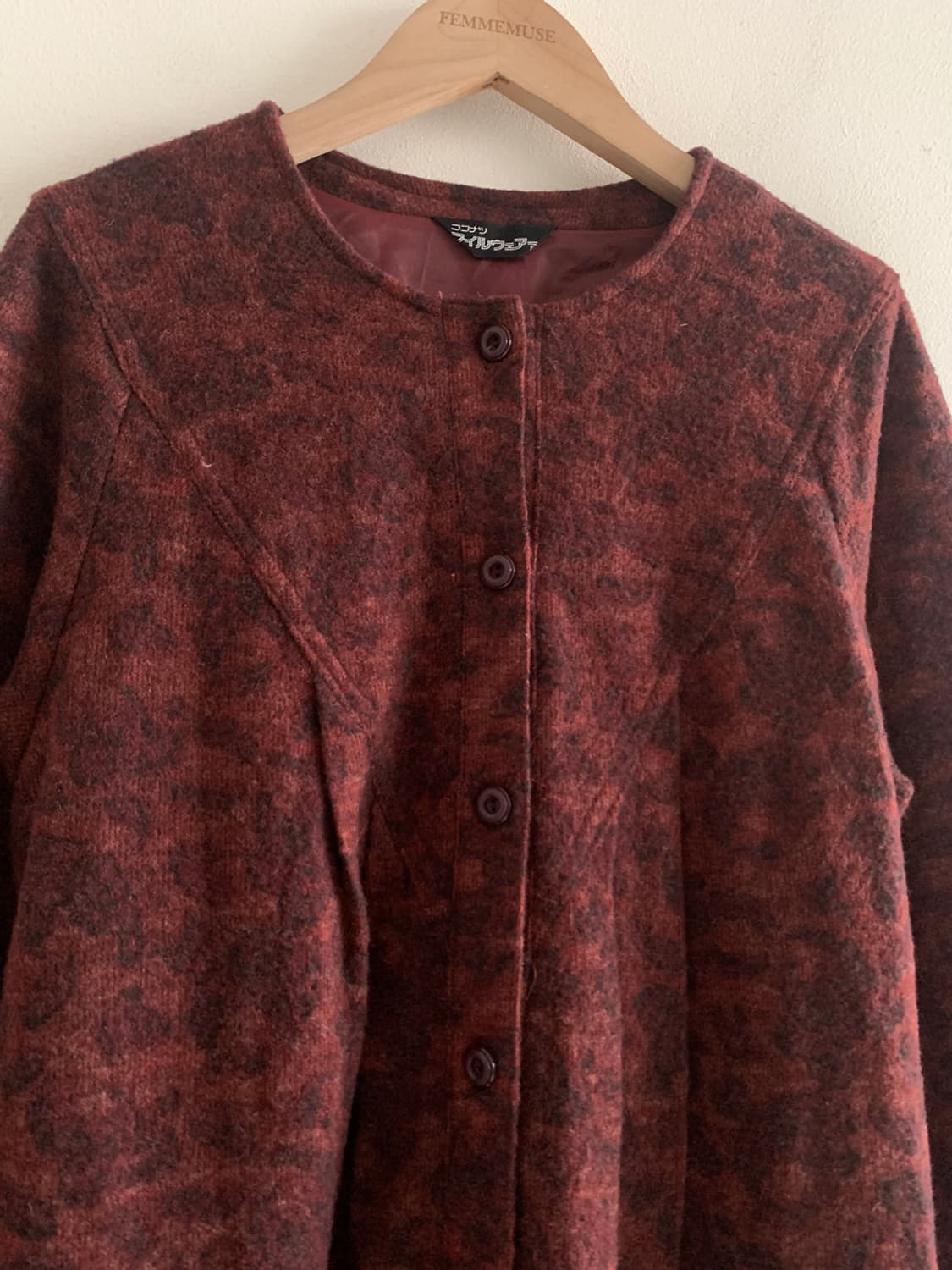 Rose Wool Ribbon Dress 상품이미지5