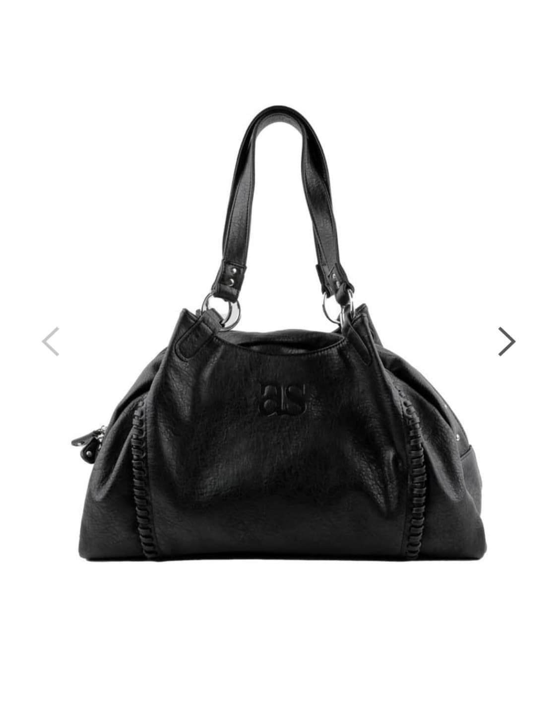 애즈온 보니타 블랙 빅백 상품이미지1