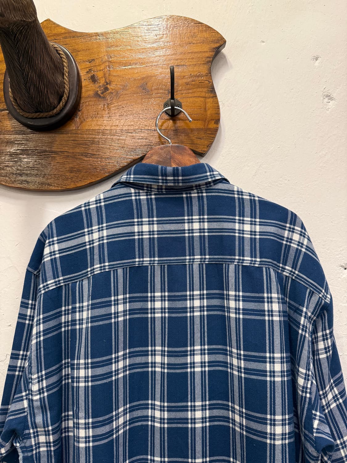(L) OLD UNIQLO 유니클로 Vintage Check Shirt 상품이미지6